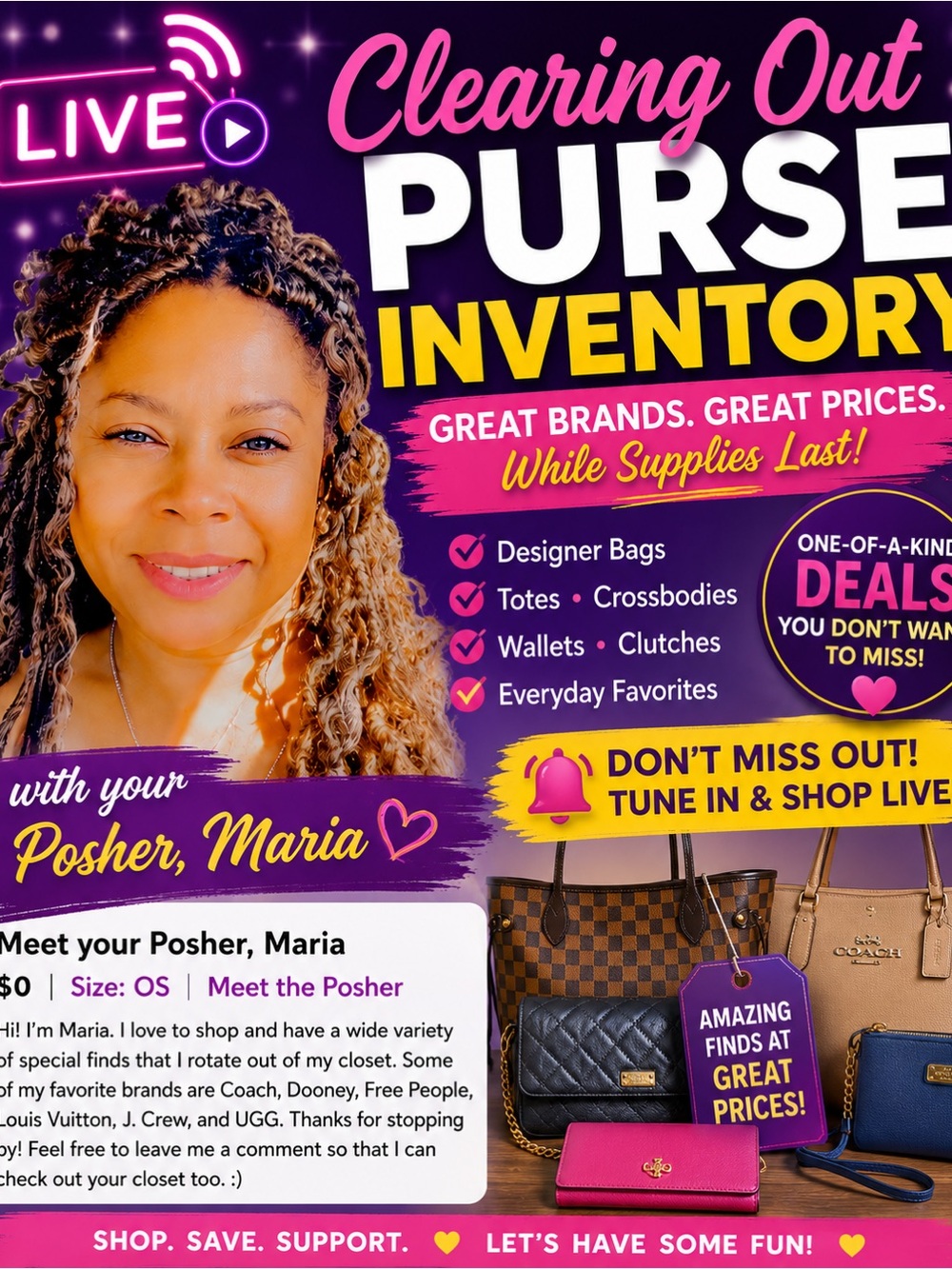 1-100 Purse clearance